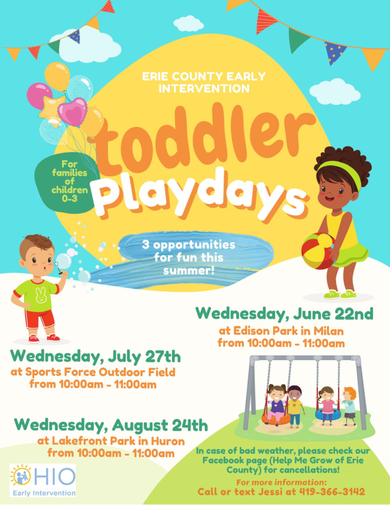 Toddler Playdays – Erie County Board of Developmental Disabilities